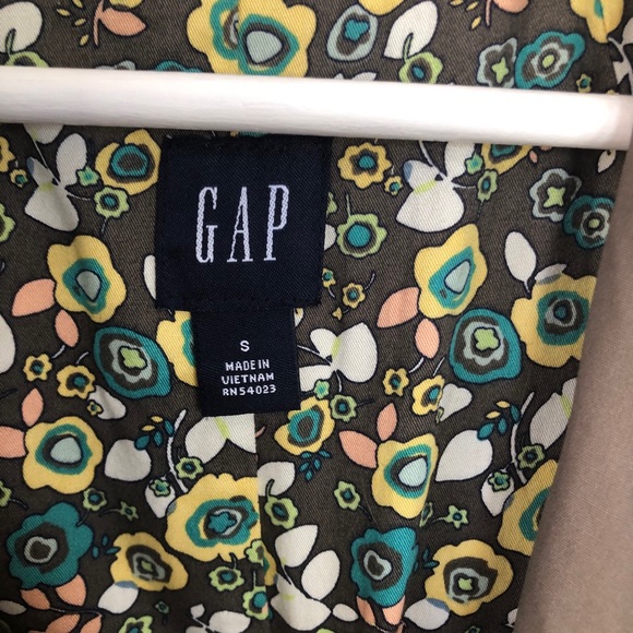 Gap Women's Raincoat Brown sz S - Picture 3 of 8